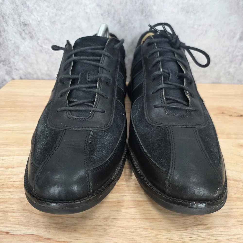 Cole Haan Grand OS Oxford Shoes Mens 11.5 M Black Bicycle Toe Walk Casual C12708